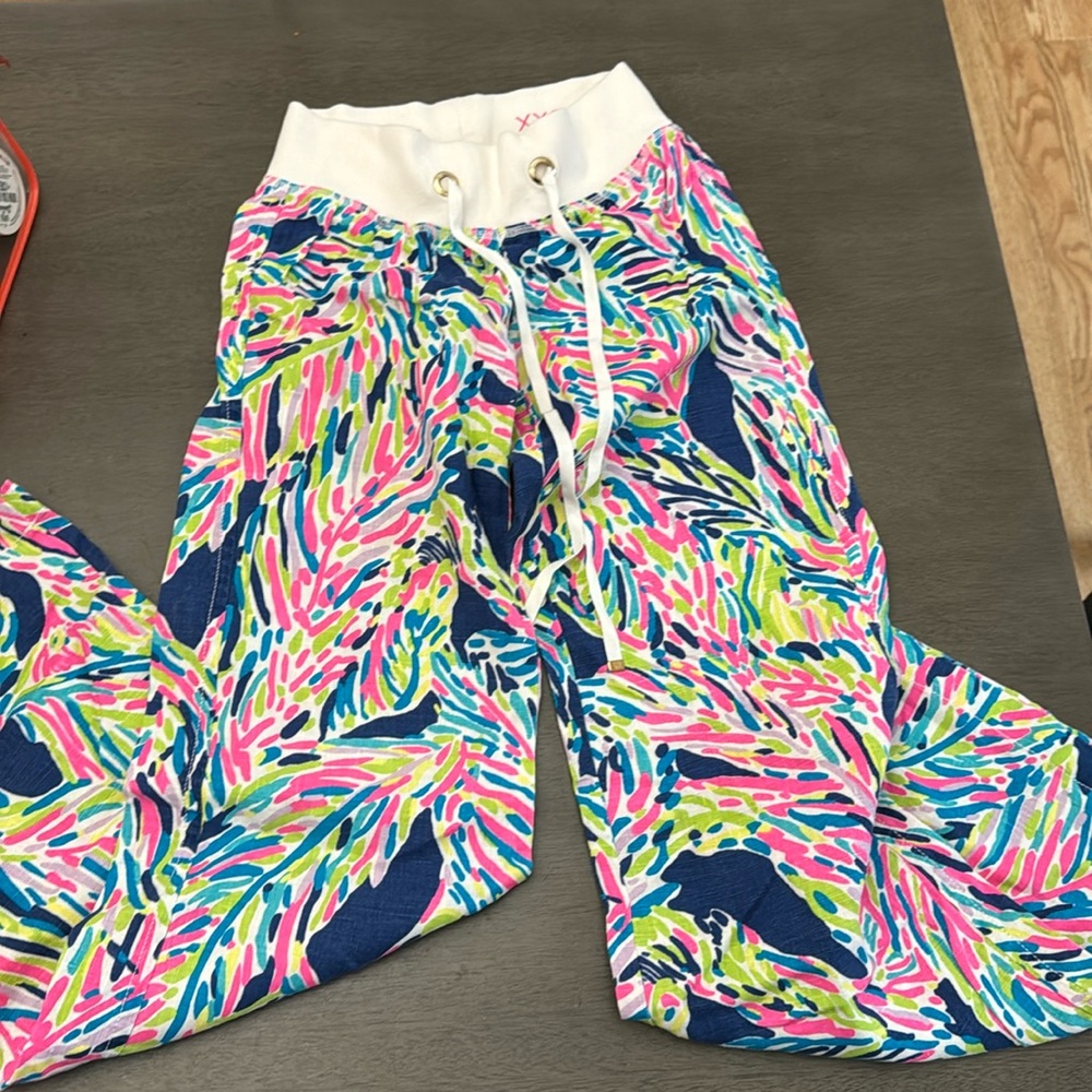 Lilly Pulitzer wide leg pant (the beach pant) size xxs